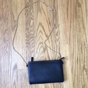 Forever 21 black pouch clutch